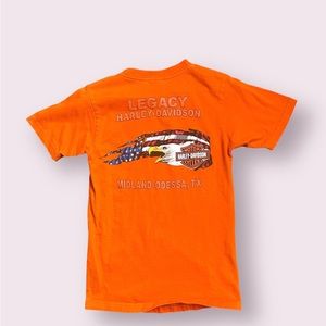 y2k Midland-Odessa Harley Davidson Tee